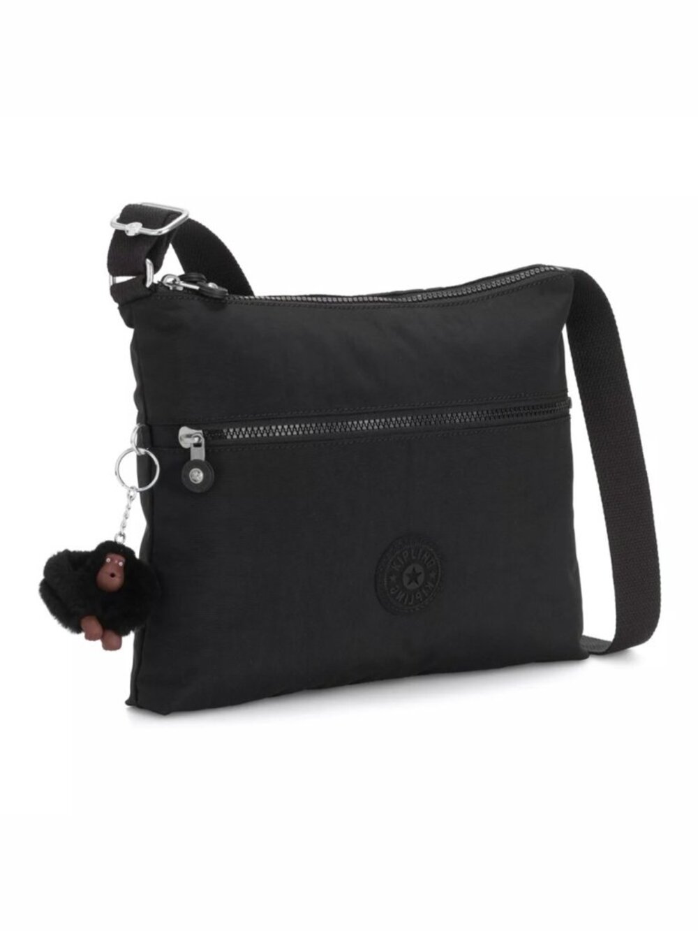 KIPLING Annabelle Nylon Zip Crossbody Shoulder Bag w/ Monkey Keychain NWT - Picture 3 of 10